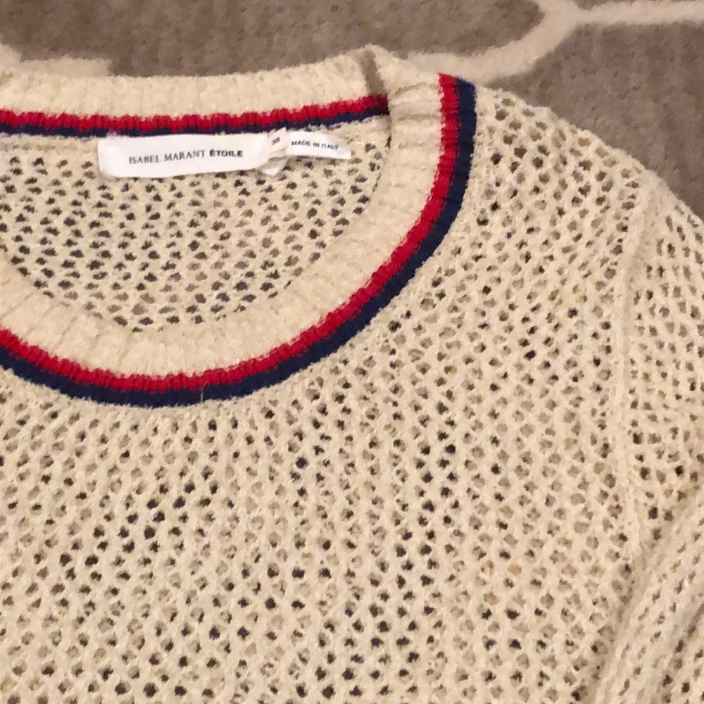 Étoile Isabel Marant Open-Knit Chenille Sweater
